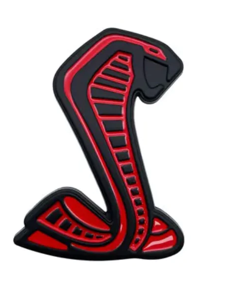 Shelby Cobra GT500 style Grille Badge - Red – Subject 9 Australia