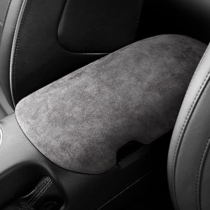 Mustang (15-23) Alcantara Console Cover - Black