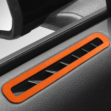 Load image into Gallery viewer, Mustang (2015-23) Alcantara Interior 4 piece bundle kit  - Orange
