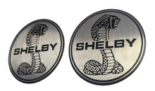 Load image into Gallery viewer, Mustang (15-23) Shelby Brushed Metal Coasters Set
