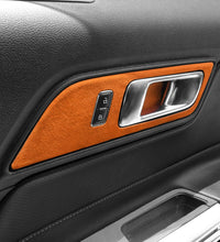 Load image into Gallery viewer, Mustang (2015-23) Alcantara Interior 4 piece bundle kit  - Orange
