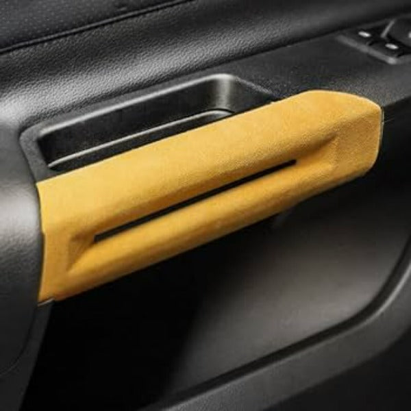 Mustang (15-23) Alcantara Door Handle Cover - Yellow