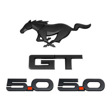 Load image into Gallery viewer, Mustang GT Matte Black Emblem Kit (15-23)
