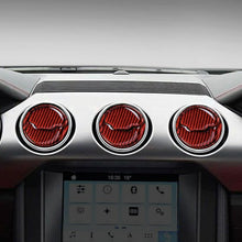 Load image into Gallery viewer, Mustang (15-23) Red Carbon Vent Outlet Cover Set
