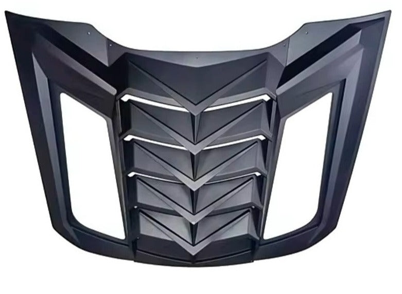 Mustang (15-23) Lambo Style Rear Louver - Matte Black