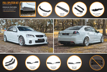 Load image into Gallery viewer, VE Commodore S2 Sedan Full Lip Splitter Set
