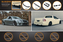 Load image into Gallery viewer, VE Commodore Ute Full Lip Splitter Set
