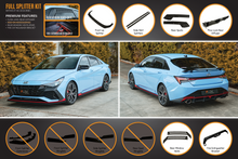 Load image into Gallery viewer, CN7 Elantra N Sedan 2021 Full Lip Splitter Set
