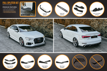 Load image into Gallery viewer, RS3 8V Sedan FL Full Lip Splitter Set
