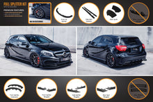 Load image into Gallery viewer, A45 AMG W176 (PFL) Full Lip Splitter Set
