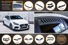 Load image into Gallery viewer, i30N Fastback PD Full Lip Splitter Set (GLOSS BLACK)
