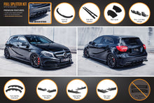 Load image into Gallery viewer, A45 AMG W176 (PFL) Full Lip Splitter Set
