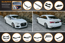 Load image into Gallery viewer, RS3 8V Sedan FL Full Lip Splitter Set
