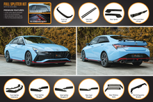 Load image into Gallery viewer, CN7 Elantra N Sedan 2021 Full Lip Splitter Set
