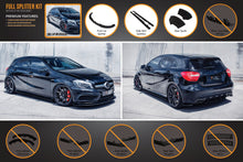 Load image into Gallery viewer, A45 AMG W176 (PFL) Full Lip Splitter Set
