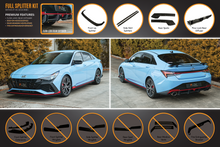 Load image into Gallery viewer, CN7 Elantra N Sedan 2021 Full Lip Splitter Set
