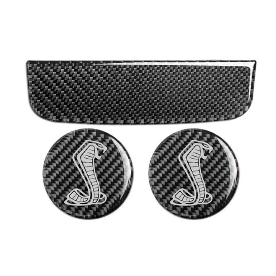 Mustang (15-23) Shelby Carbon Décor Set Black