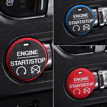 Load image into Gallery viewer, Mustang (15-23) Alcantara Start/Stop Volume/Tuner  Button Cover Set
