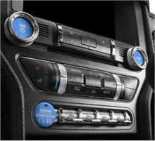 Load image into Gallery viewer, Mustang (15-23) Alcantara Start/Stop Volume/Tuner  Button Cover Set
