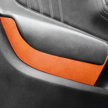 Load image into Gallery viewer, Mustang (2015-23) Alcantara Interior 4 piece bundle kit  - Orange
