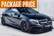 Load image into Gallery viewer, A45 AMG W176 (PFL) Front/Side Splitters &amp; Rear Diffusers
