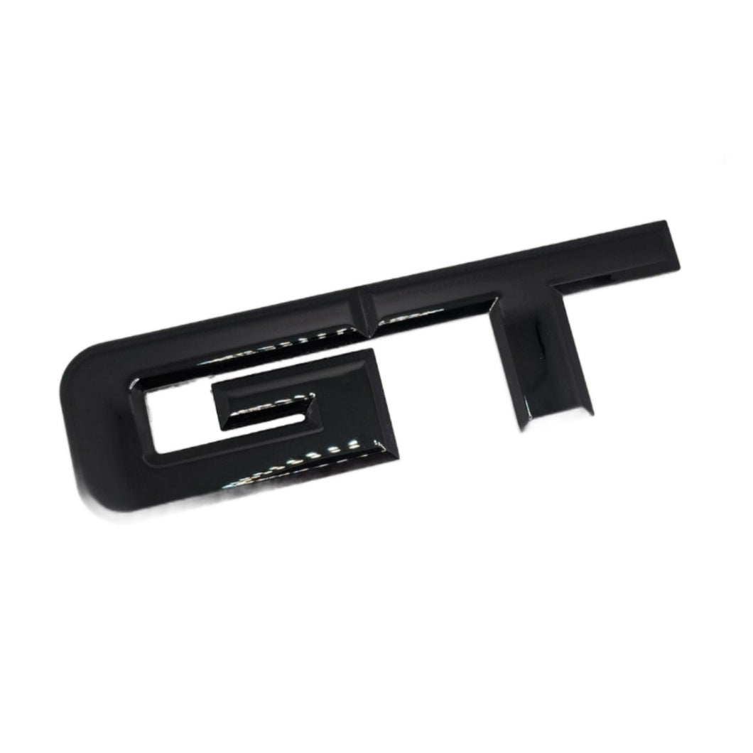 Mustang (15-23) GT Metal Decklid Badge - Gloss Black