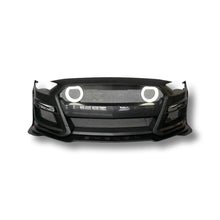 Load image into Gallery viewer, Mustang FN (18-23) GT500 Style Front bumper w Halo Lights
