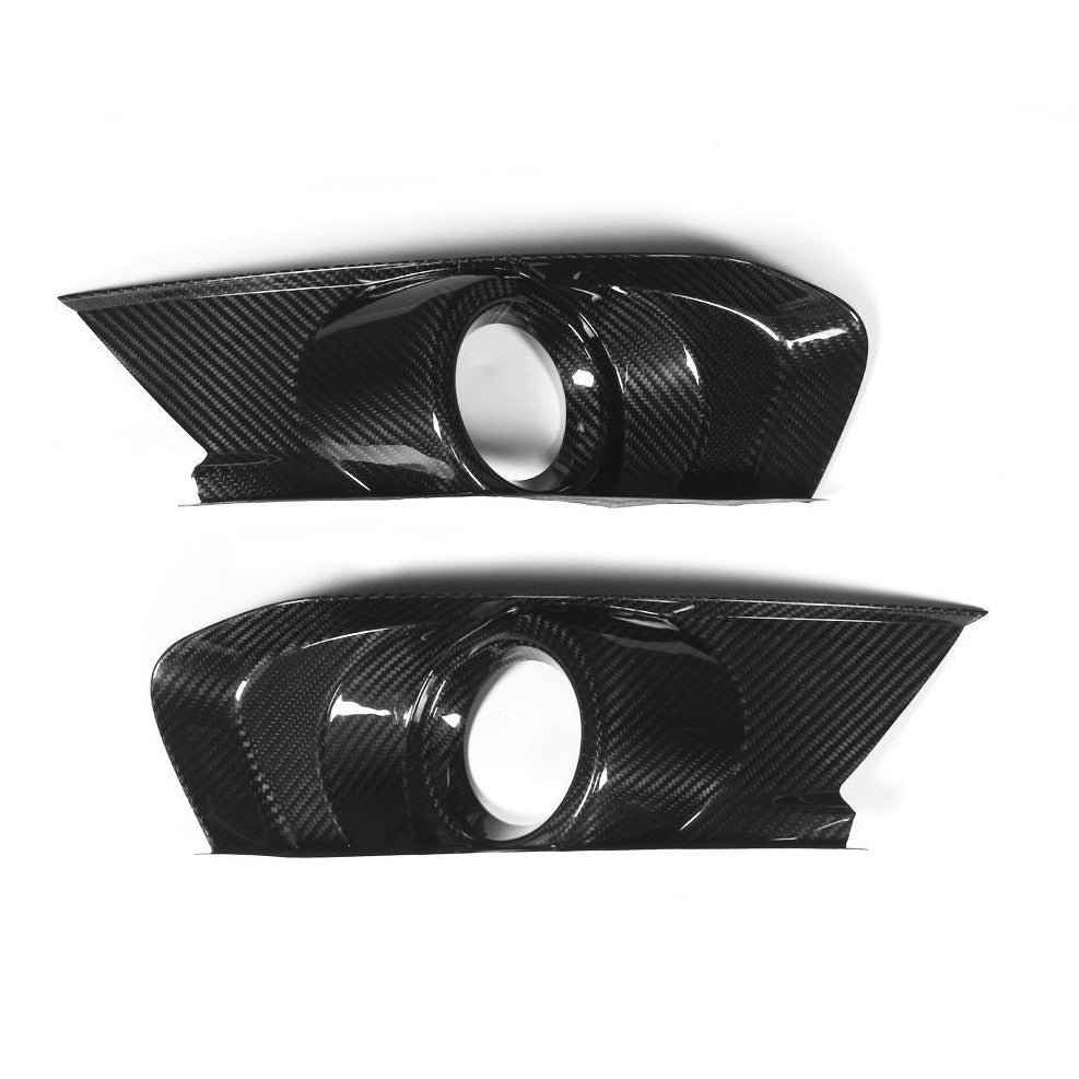 MUSTANG (15-17) 100% Carbon Fiber Fog Bezel Covers