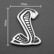 Load image into Gallery viewer, Shelby Cobra GT500 style Grille Badge - Silver
