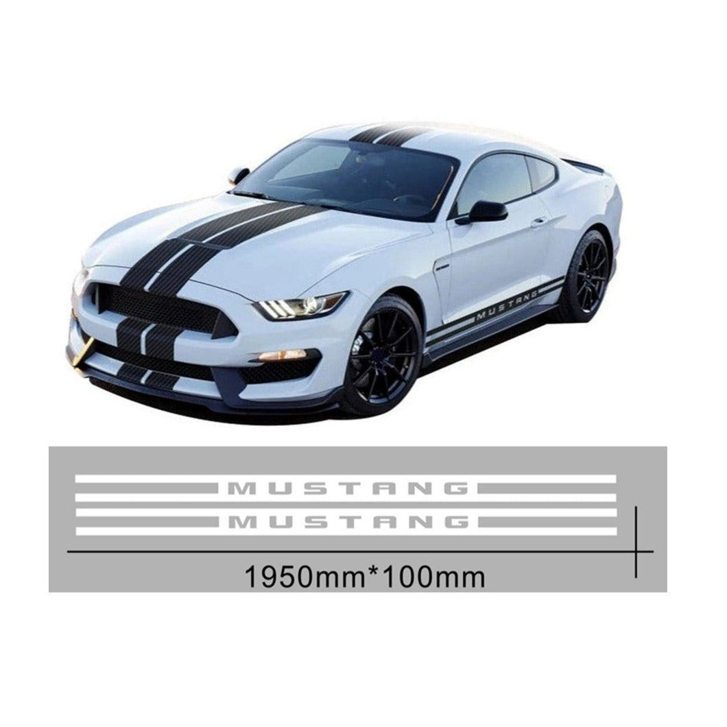 Mustang side door decal set