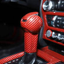 Load image into Gallery viewer, Mustang (15- 22) ABS Carbon Look Shift Knob Cover (Red - Clearance)

