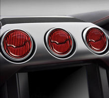 Load image into Gallery viewer, Mustang (15-23) Red Carbon Vent Outlet Cover Set
