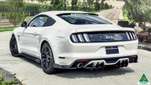 Load image into Gallery viewer, White Ford Mustang S550 FM Rear Spats/Pods Winglets
